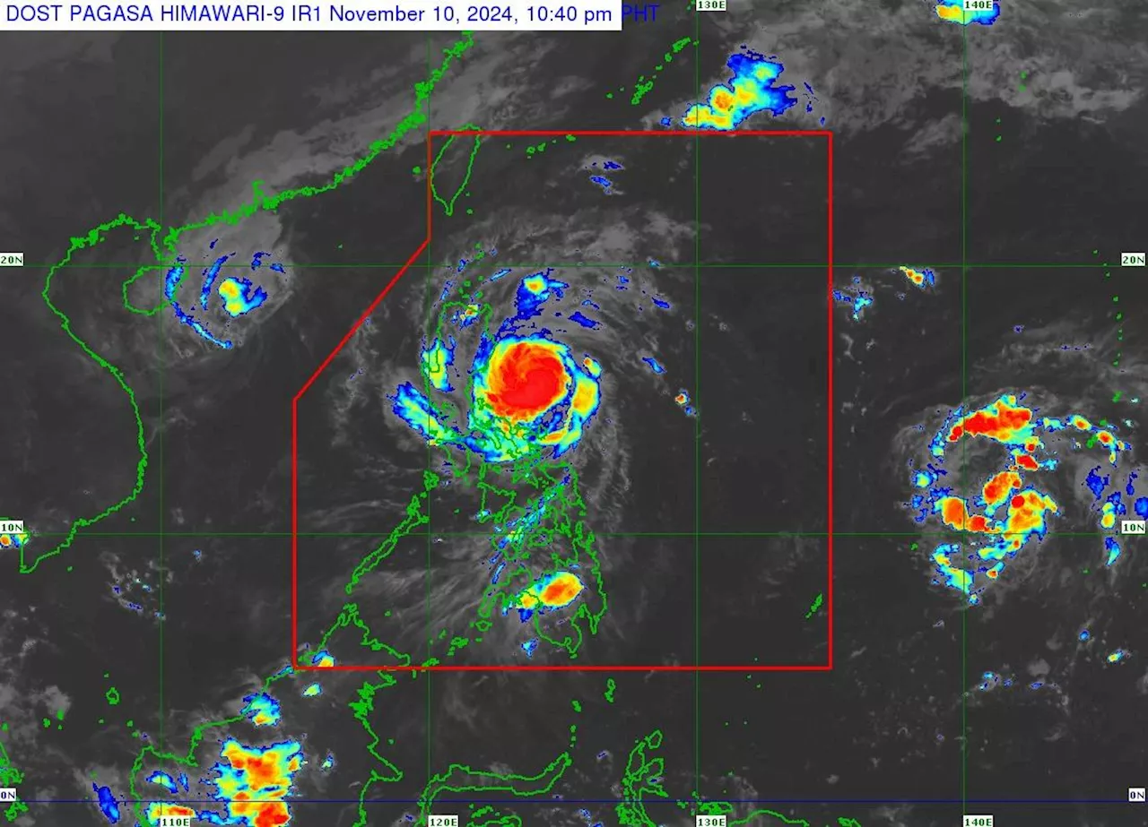 Signal No. 3 in 7 areas as Nika moves over sea east of Aurora