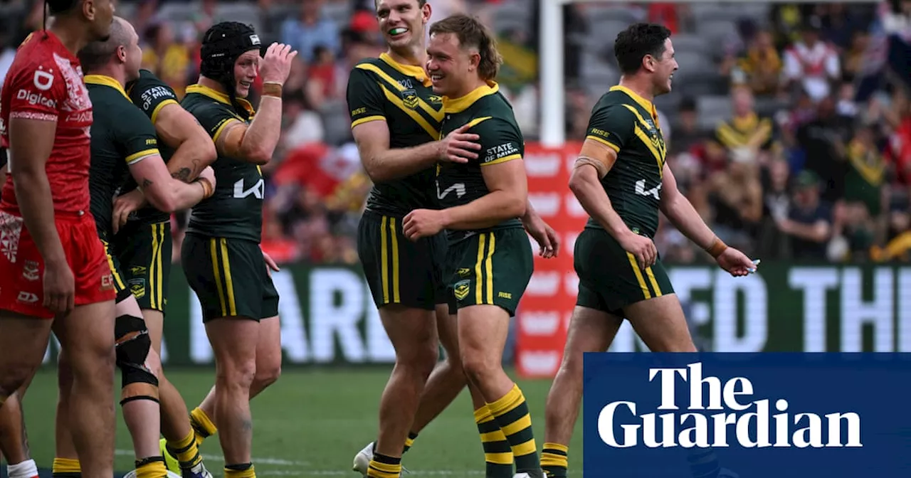 Ruthless Kangaroos hold off Tonga to win men’s Pacific Championships final