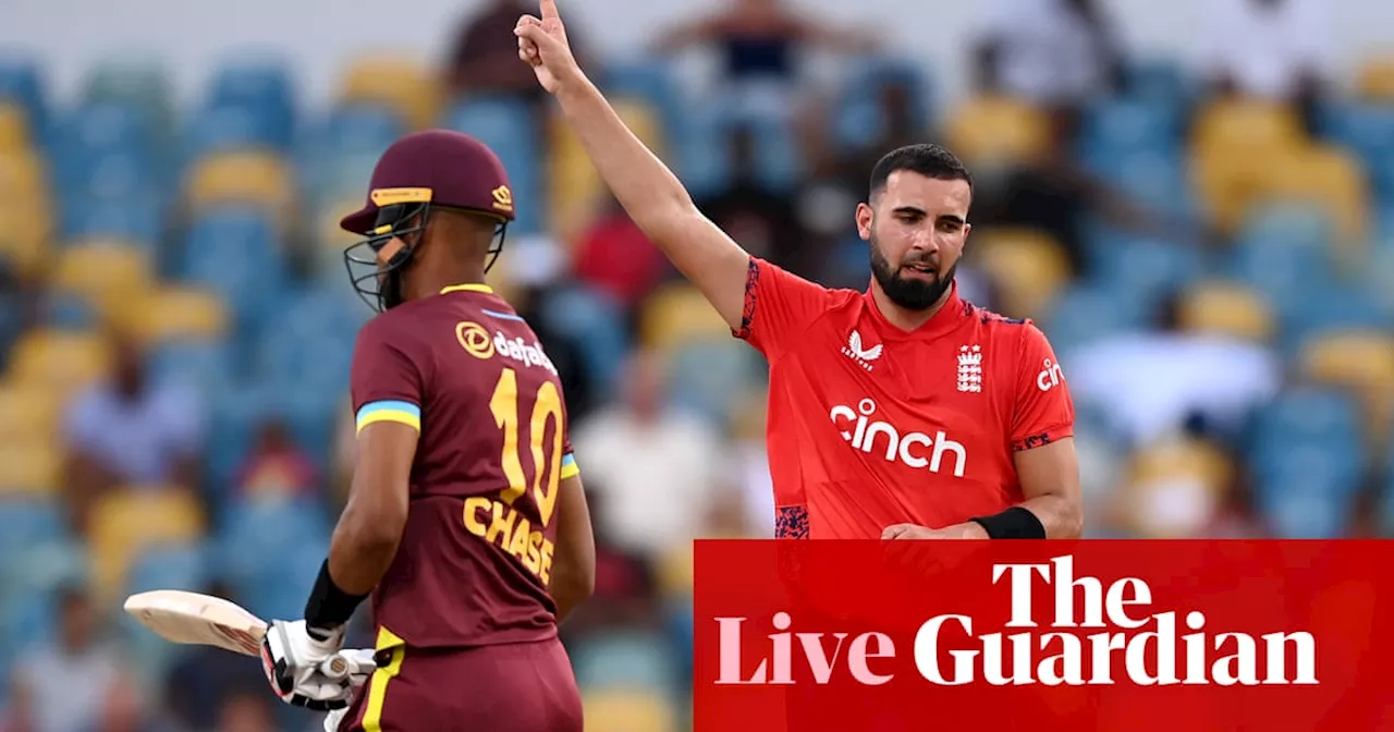 West Indies v England: second men’s T20 cricket international