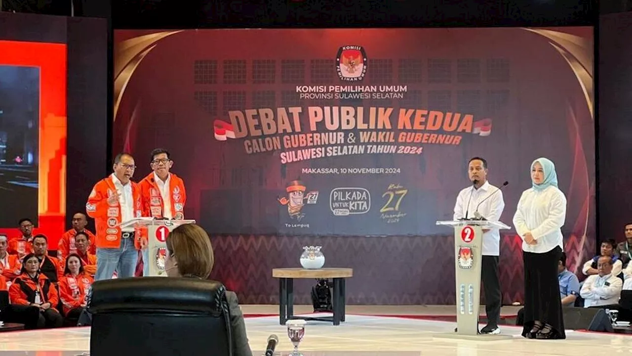 Debat Pilkada Sulsel, Sudirman Janjikan Infrastruktur Merata, Ramdhan Bangun 9 Kawasan Anatomi