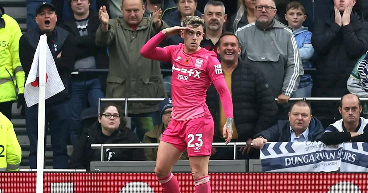 Sammie Szmodics scores overhead kick as Ipswich end long wait for first win at Tottenham