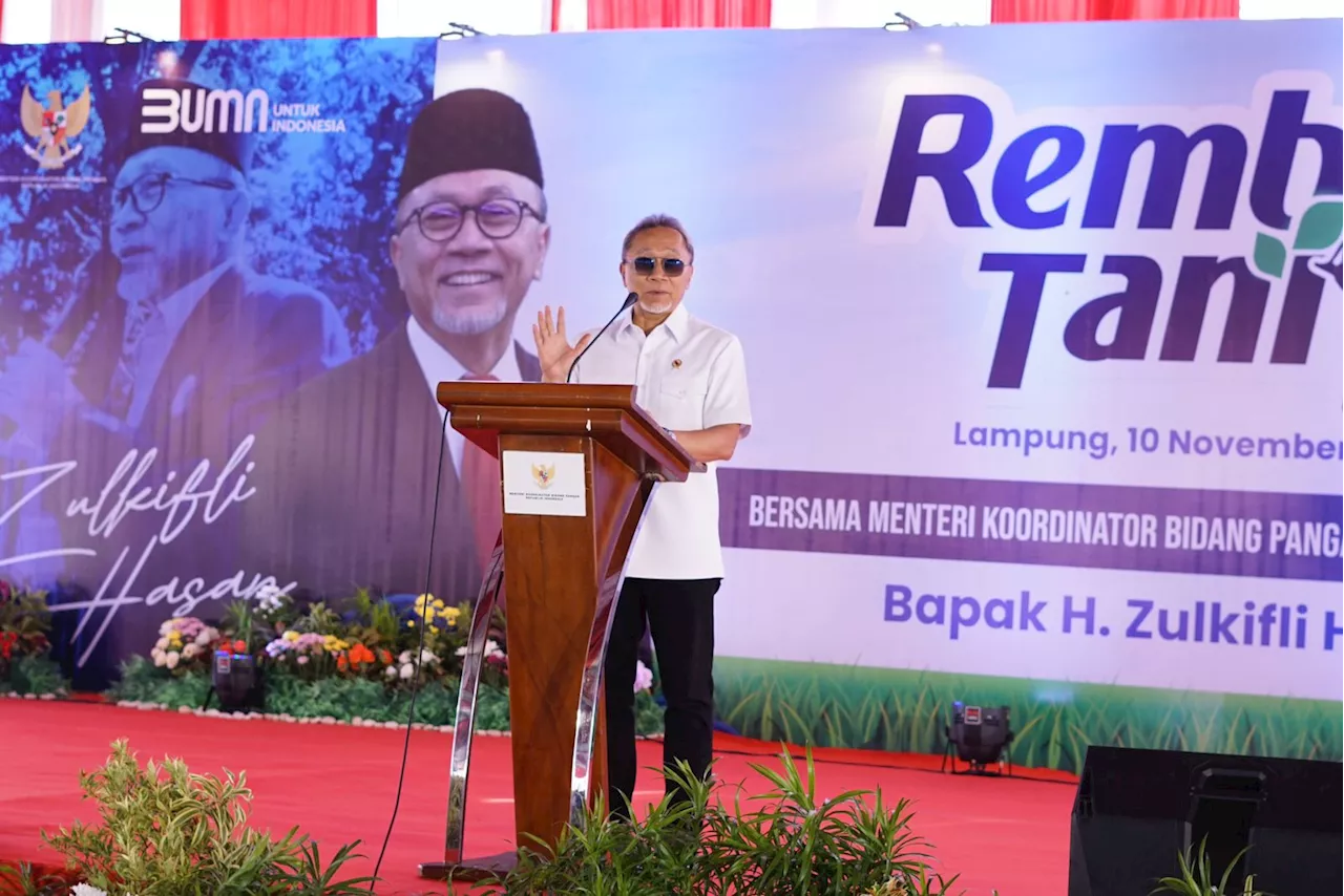 Menko Pangan Zulhas Sidak di Lampung, Petani dan Kios: Pupuk Melimpah, Alhamdulillah