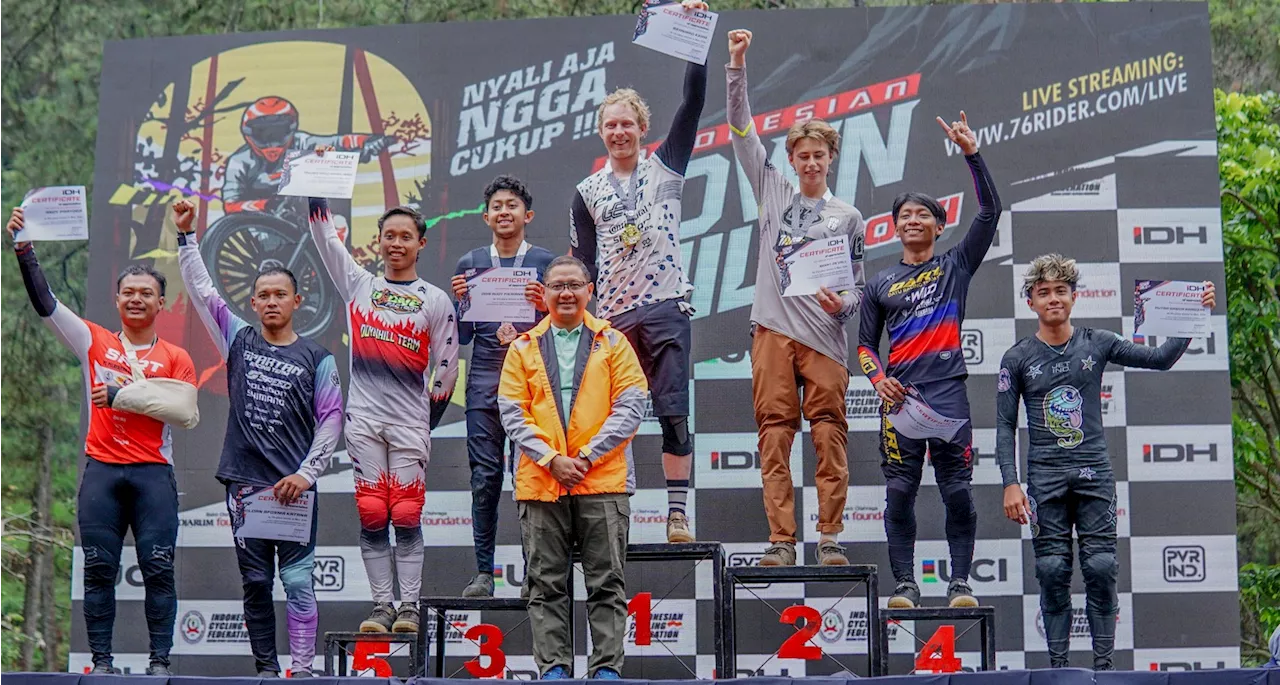 Rendy Varera & Ayu Triya Andriana Raih Gelar Juara Umum 76 Indonesian Downhill 2024