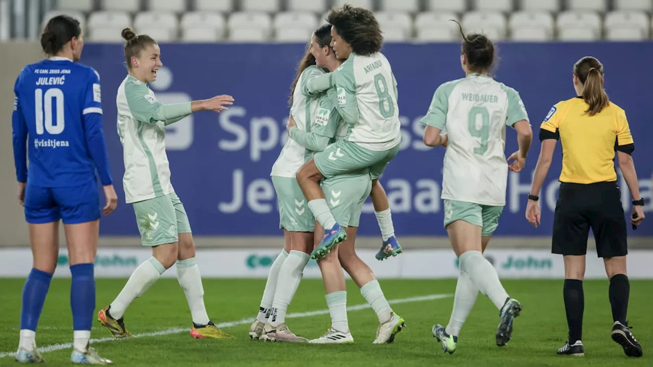 Frauen-Bundesliga: Werder feiert dritten 1:0-Sieg in Serie