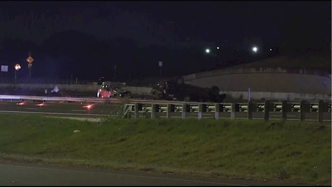 SAPD says driver of vehicle that slammed into rolled-over vehicle dies