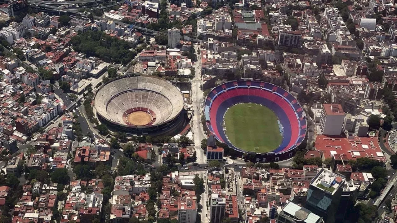 Plaza de Toros y Estadio Azul: Así se veían en los años 40 a poco tiempo de ser inaugurados