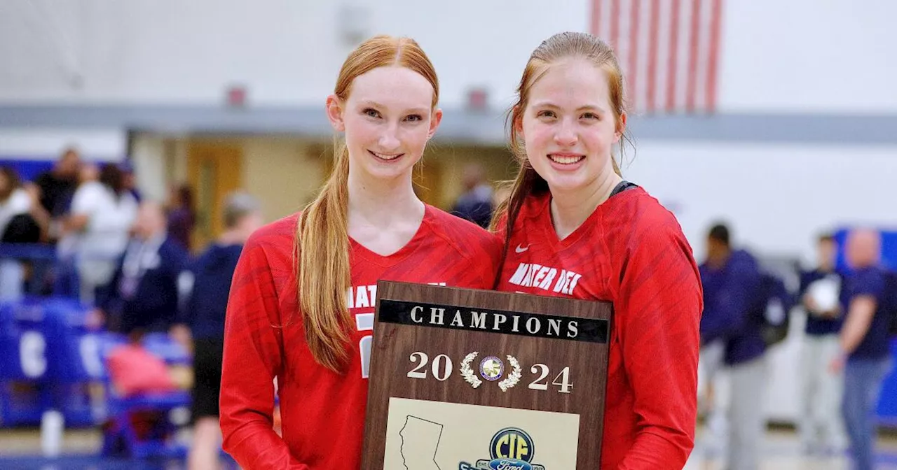 Mater Dei girls' volleyball sweeps Sierra Canyon to repeat as Division 1 champions