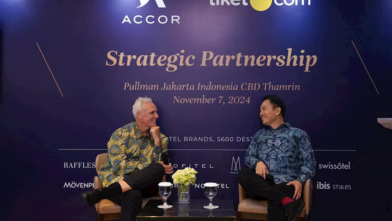 Accor dan tiket.com Bermitra, Akses Memesan Kamar Hotel di Seluruh Jaringan Bakal Dibuka Bertahap