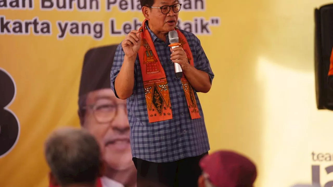 Janji Pramono Anung Jika Jadi Gubernur Jakarta, Tak Akan Menggusur PKL