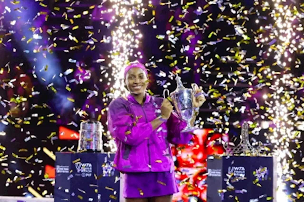 Coco Gauff beats Zheng Qinwen to make history as youngest WTA Finals champion