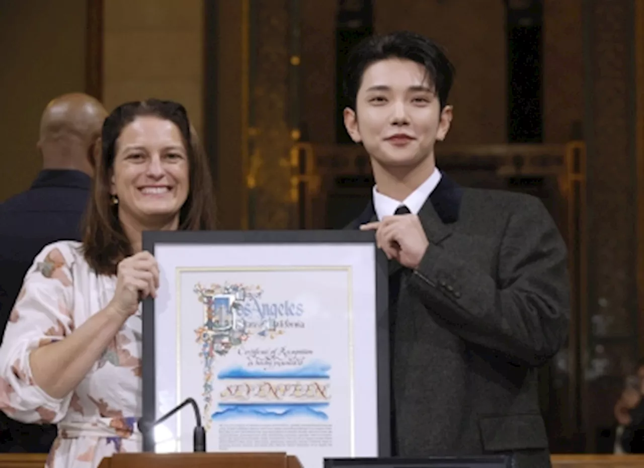 K-pop group Seventeen honoured by Los Angeles for contributions to music, running ‘Seventeen the City Los Angeles’ project