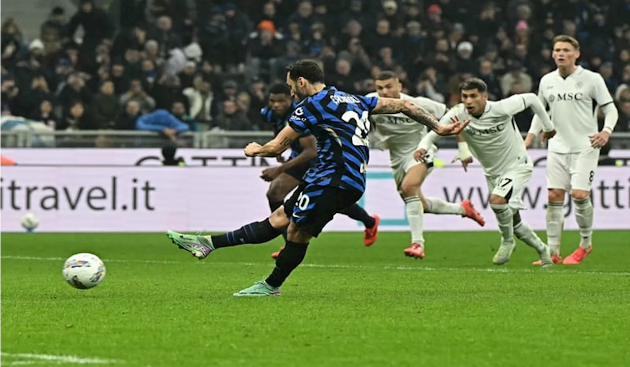 Inter Milan vs Napoli, Hakan Calhanoglu Gagal Penalti, Nerazzurri Ditahan Imbang Il Partenopei