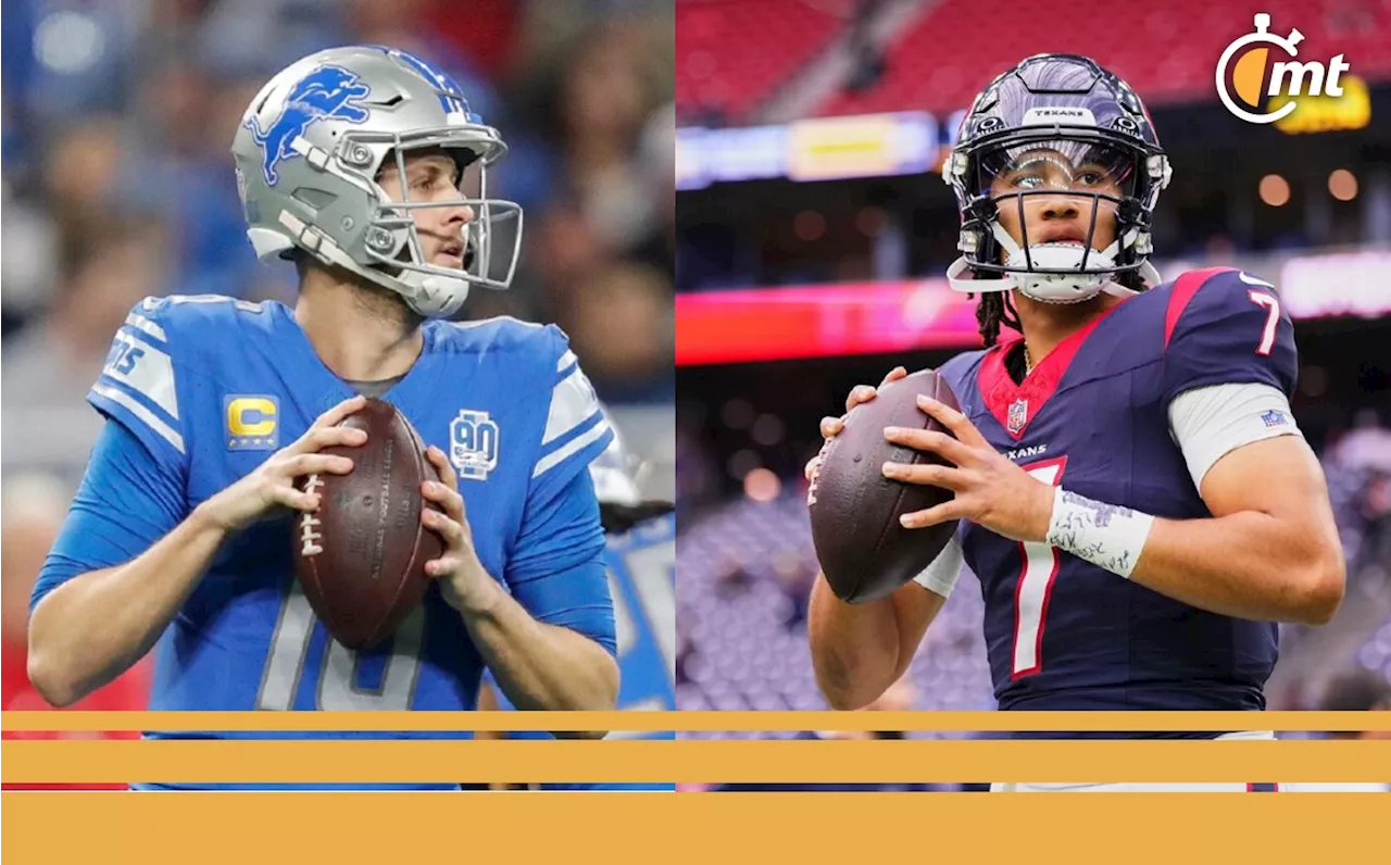 Texans vs Lions EN VIVO: ¿Dónde y a qué hora VER Sunday Night Football Semana 10?