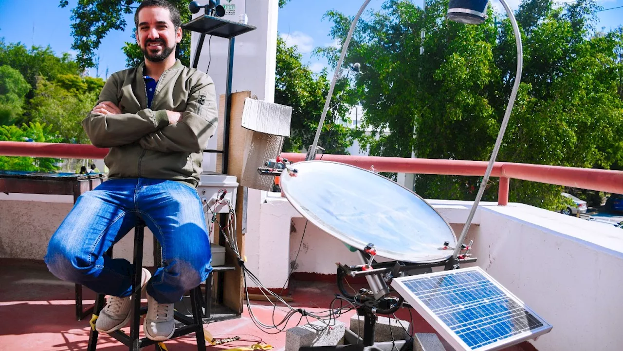 Estudiante de la UAQ desarrolla un seguidor solar optimizado; impulsa energía sostenible