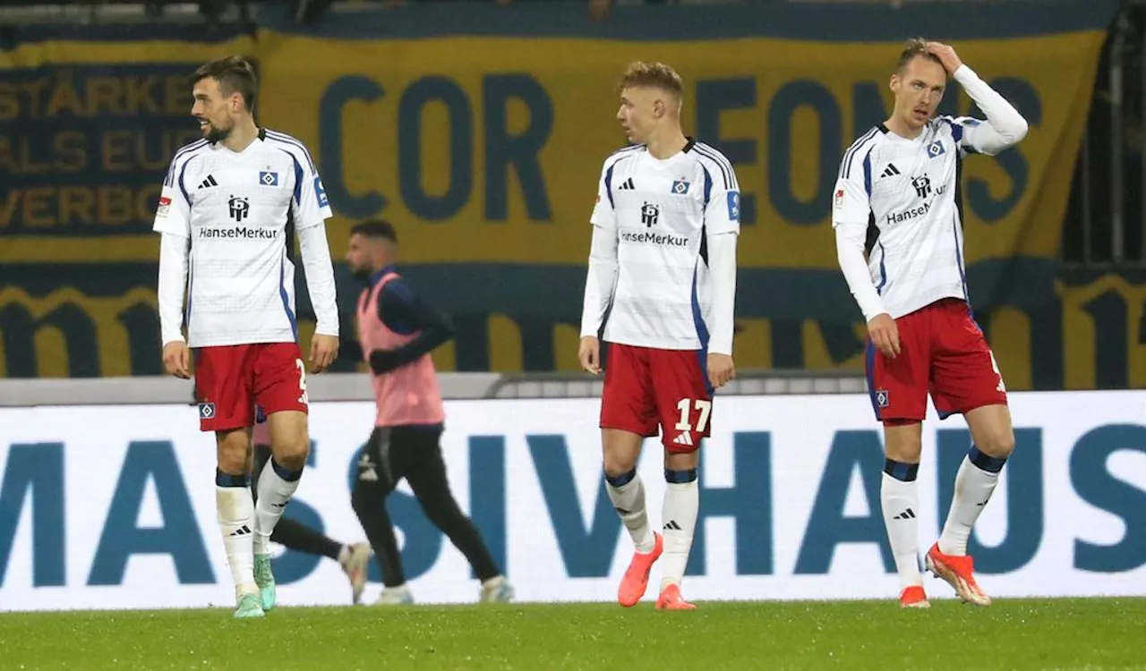 Jetzt patzen auch noch die HSV-Leader! Baumgart von Fehlerkette genervt