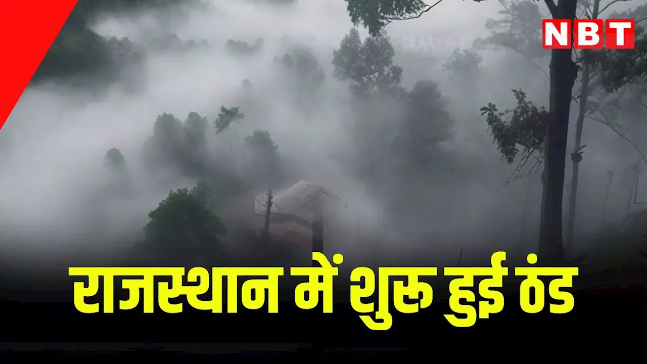 Rajasthan Weather Update: राजस्थान में फॉग के साथ गिरा तापमान, दिन और रात में 20 डिग्री का अंतर