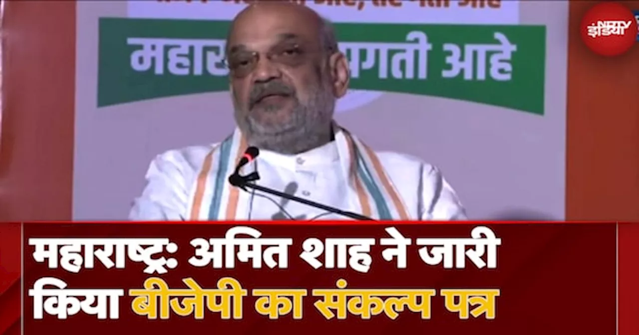 BJP Manifesto: Amit Shah ने जारी किया बीजेपी का संकल्प पत्र, Farmers का कर्ज माफ, 25 लाख रोजगा का वादा