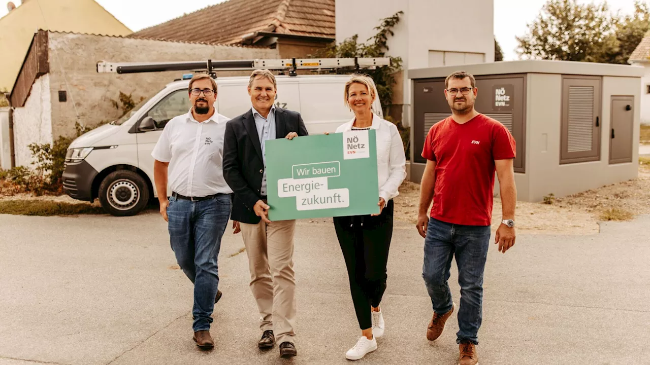 Netzausbau in Bernhardsthal mit Leerverrohrung für Glasfaseranschluss