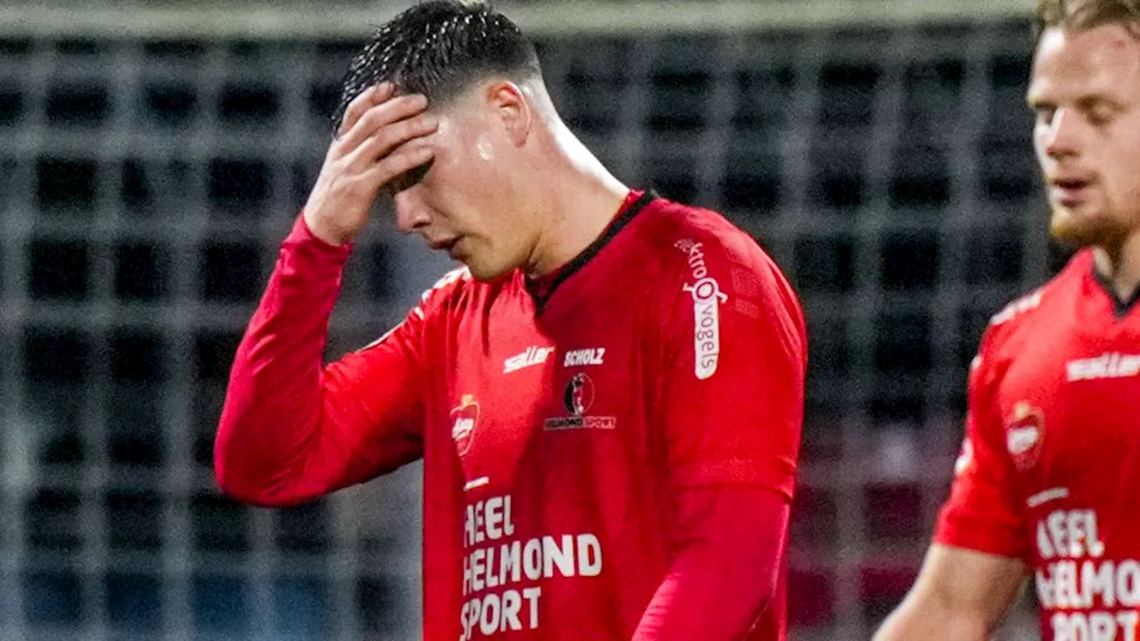 Helmond Sport geen koploper eerste divisie meer door pak slaag bij Dordrecht