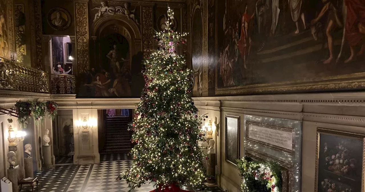 21 photos show festive feast of light and colour at Chatsworth House