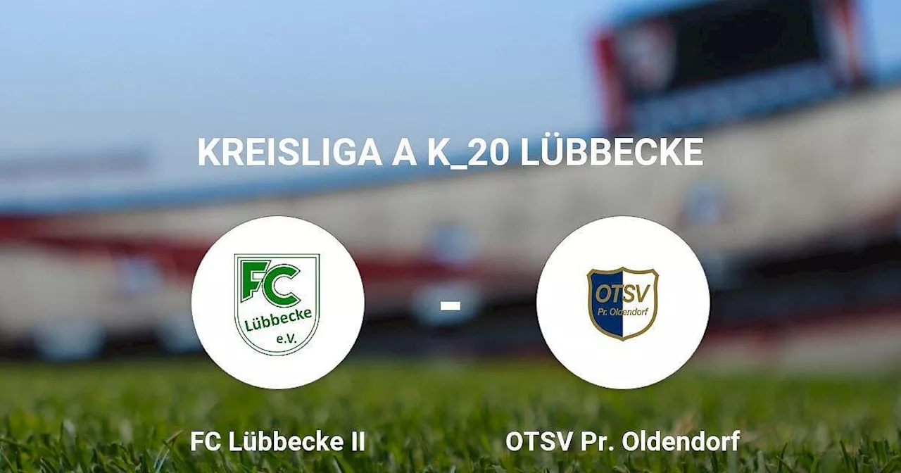 Der FC Lübbecke II gegen das Team des OTSV Pr. Oldendorf