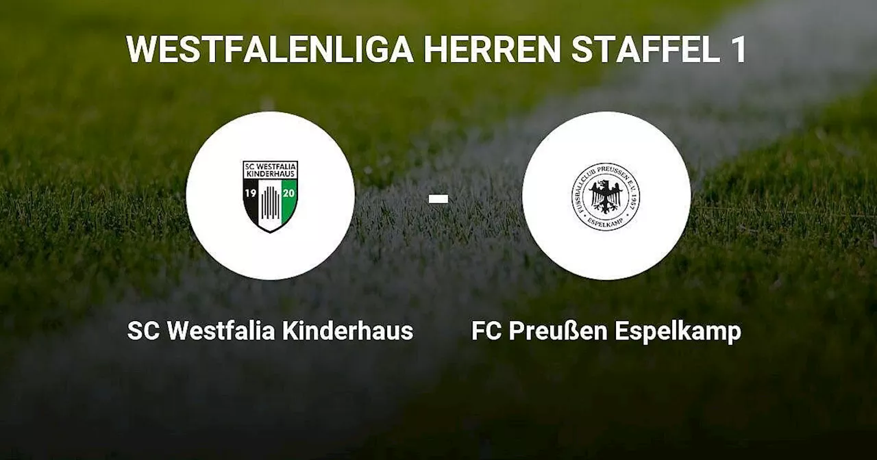 FC Preußen Espelkamp verliert gegen SC Westfalia Kinderhaus