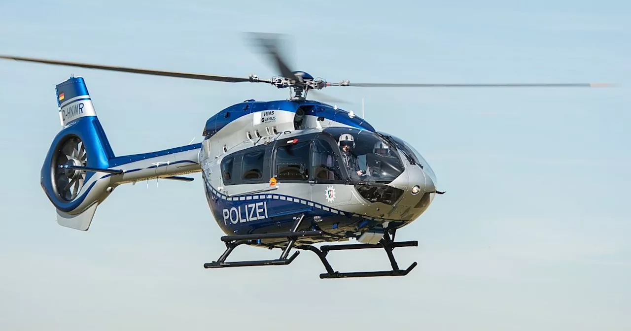 Hubschrauber kreist über dem Kreis Gütersloh: Einbrecher verstecken sich auf Baum