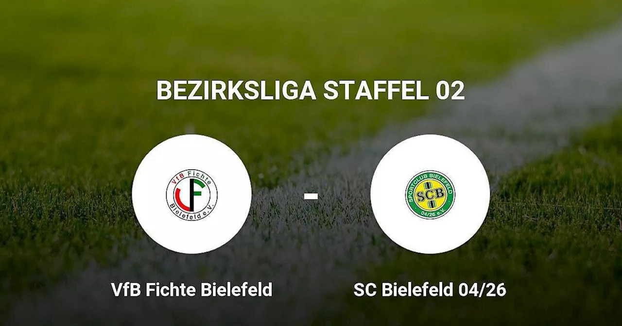 SC Bielefeld 04/26 erleidet bittere Niederlage gegen VfB Fichte Bielefeld