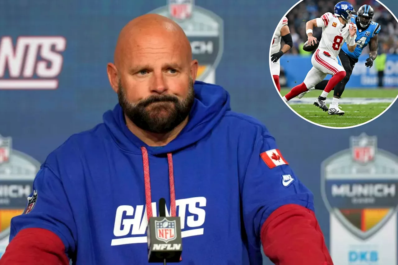 Giants' Brian Daboll rues flea-flicker call that failed miserably: 'Bad coaching'