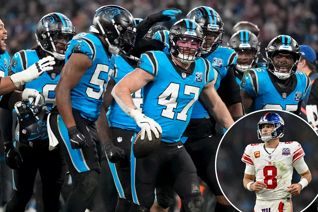 Giants' season hits new low in overtime defeat to Panthers for fifth straight loss