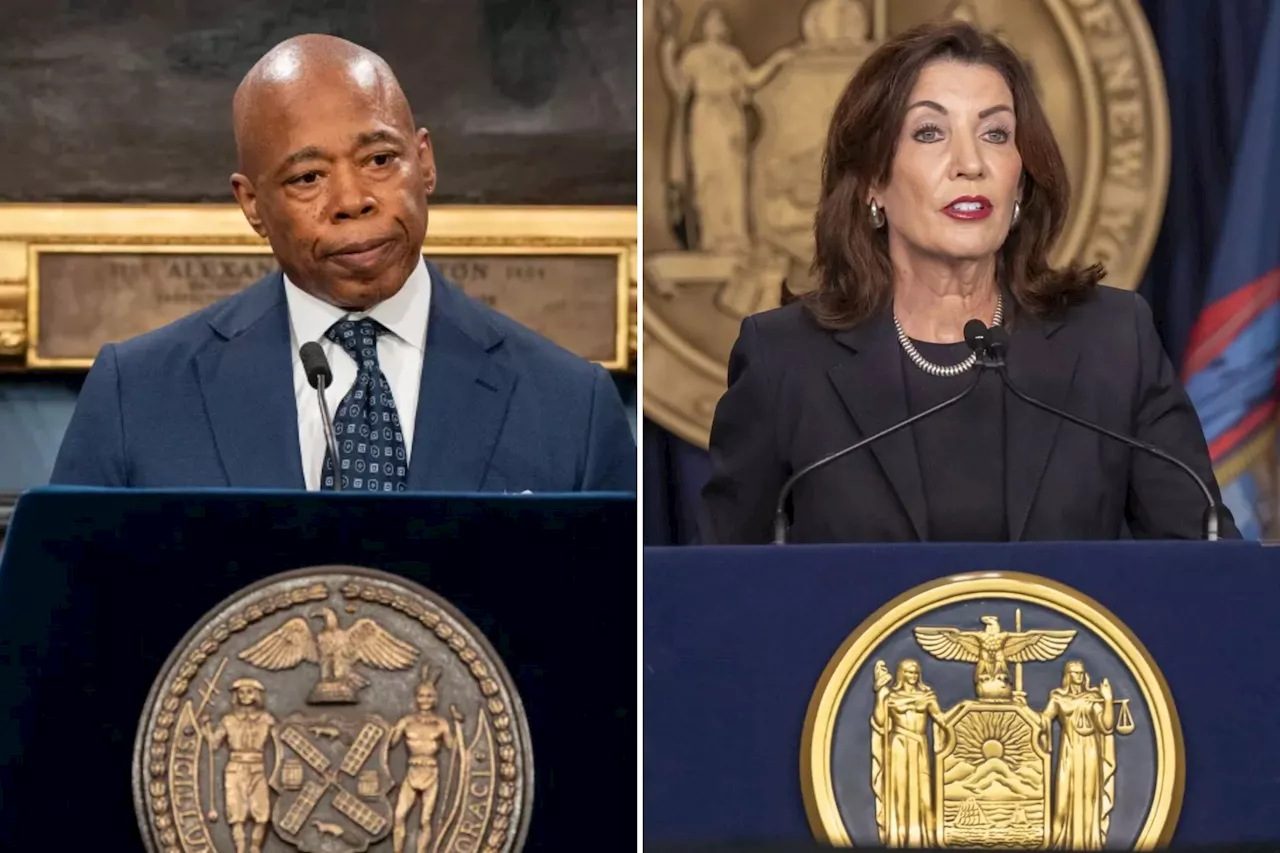 Hochul, Adams offer Trump a bogus olive branch — seeking not peace, just cash