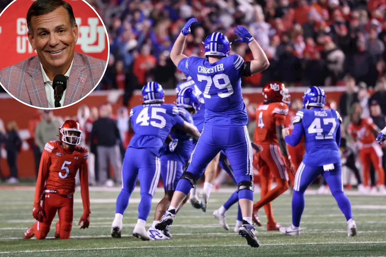 Utah athletic director Mark Harlan blasts officials, Big 12 after stunning loss to rival BYU