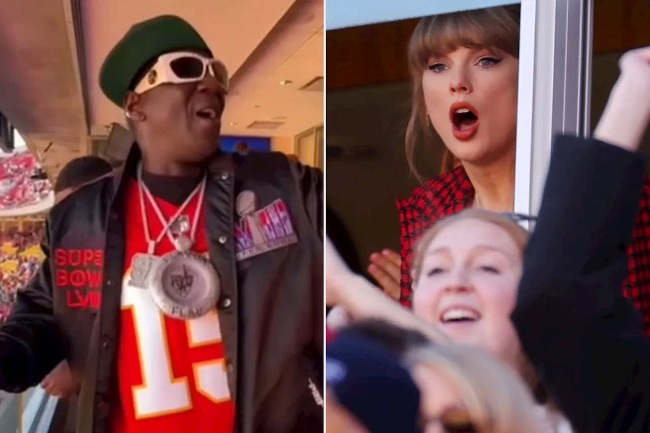 'King Swiftie' Flavor Flav Cheers on Chiefs at Star-Studded Game with Taylor Swift and Jason Sudeikis in Crowd