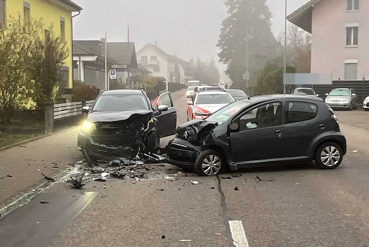 Biberist SO: Frontalkollision zwischen zwei Autos – zwei Personen verletzt