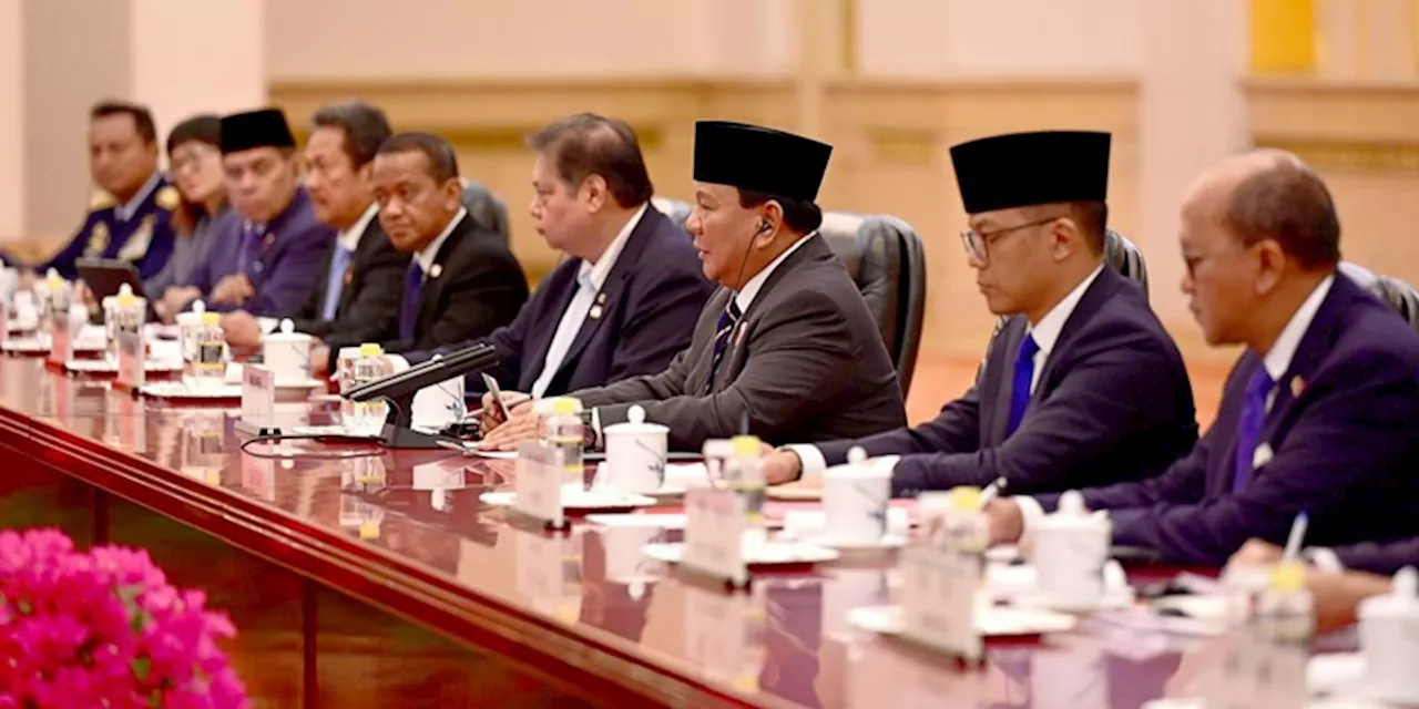 Prabowo-Xi Jinping Bahas Blue Economy Hingga Tanggul Laut