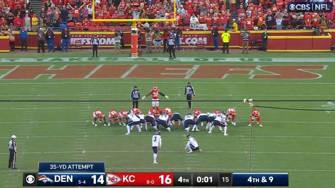 Chiefs’ Game-Sealing Blocked Field Goal vs. Broncos Left NFL Fans Speechless