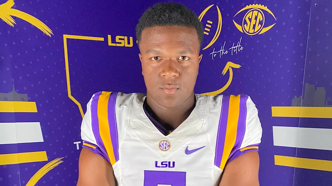 LSU Football Hosts Five-Star Target Jahkeem Stewart for Official Visit