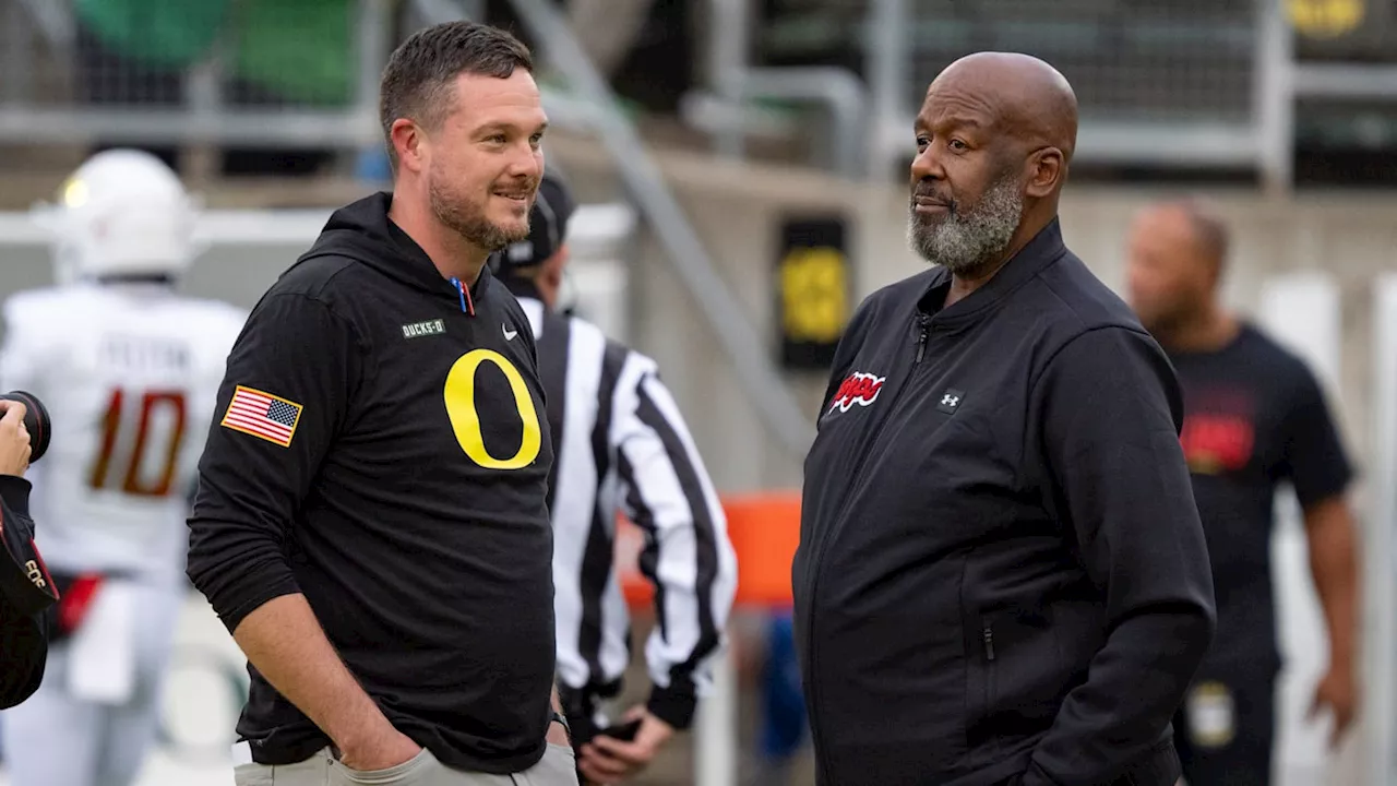 Maryland Terrapins Mike Locksley on Oregon Ducks: 'Deserving of No. 1 Ranking'