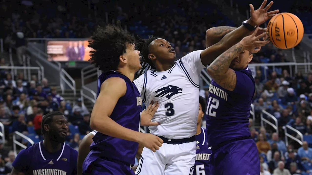 Nevada Keeps Husky Big Men in Check in 63-53 win