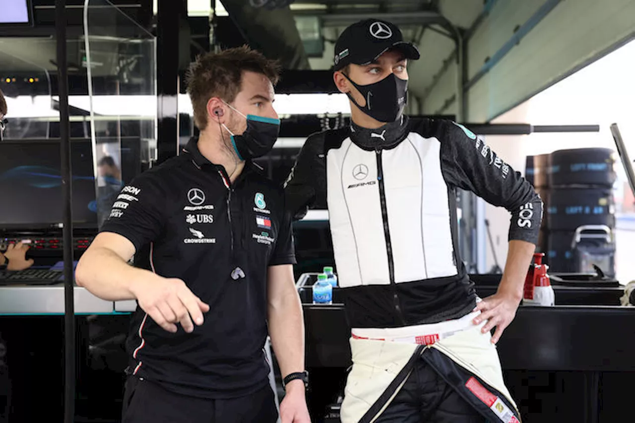 George Russell schon im Mercedes: Test mit Pirelli