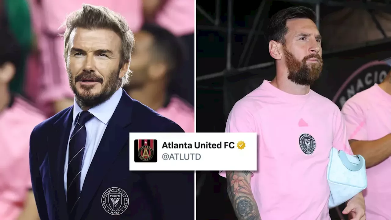 Atlanta United aim savage dig at David Beckham after beating Inter Miami and Lionel Messi