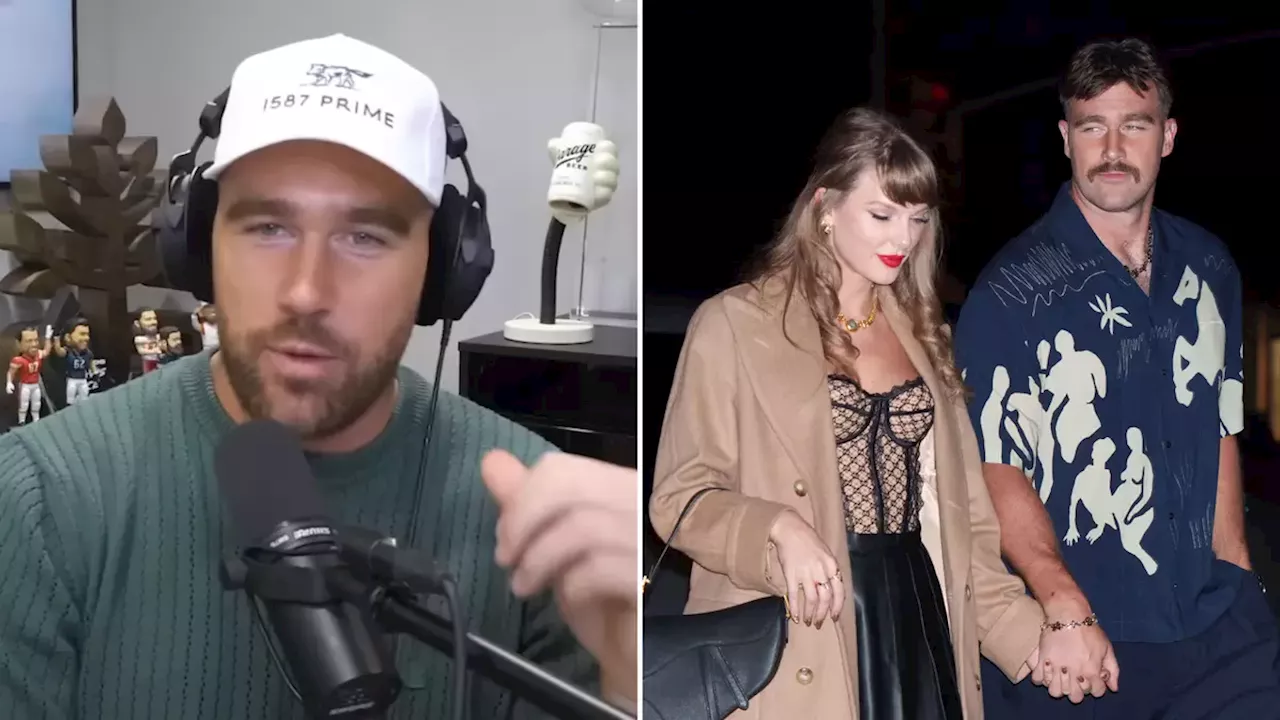 Travis Kelce reveals one of his first DMs to Taylor Swift which helped start their romance