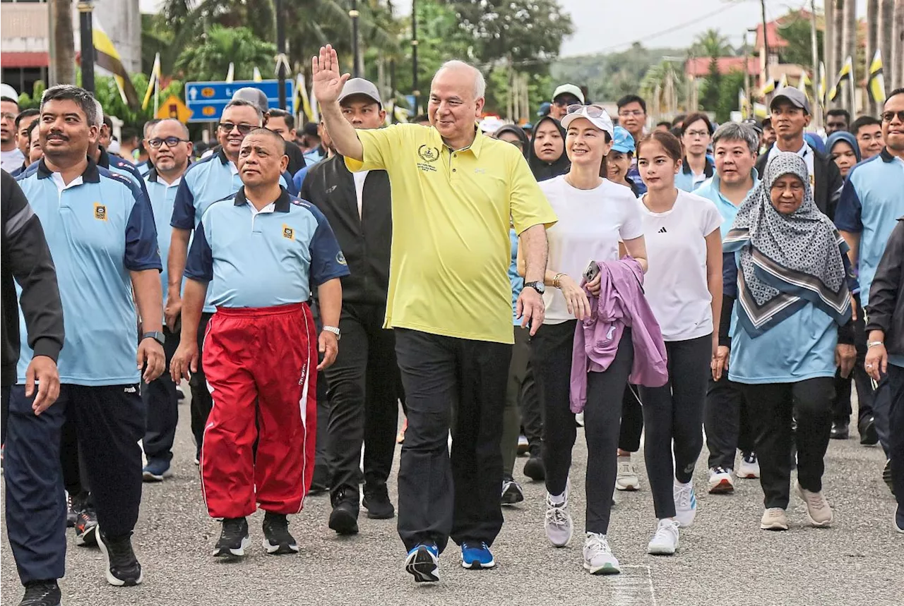 Royal participation at Sultan of Perak’s birthday run