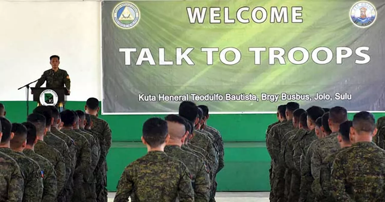 AFP sergeant major visits 11ID in Sulu