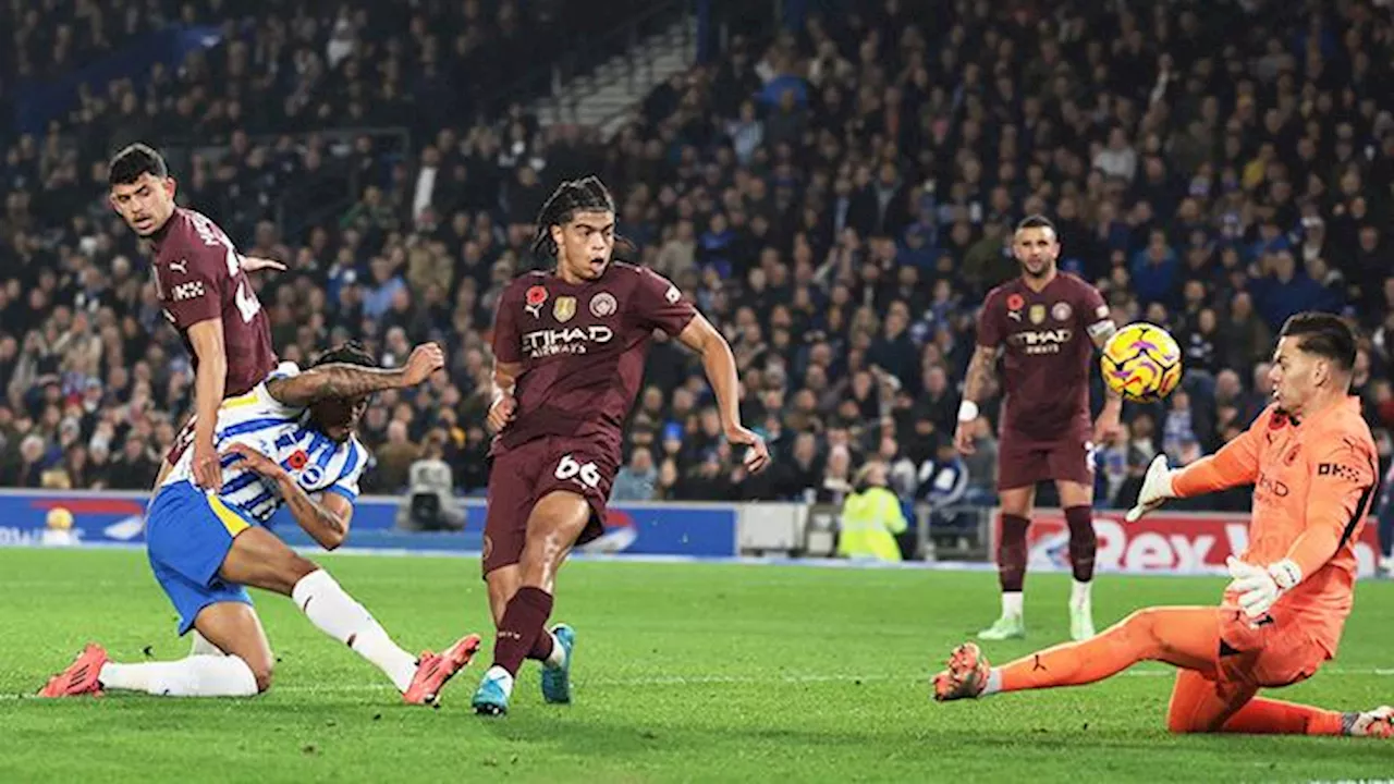 Kalah dari Brighton, Manchester City Anteng di Posisi Dua Klasemen Liga Inggris