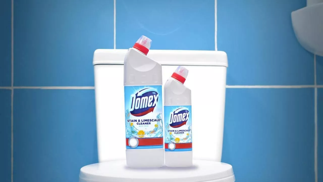 Domex keeps bathroom sparkly clean against pesky stains