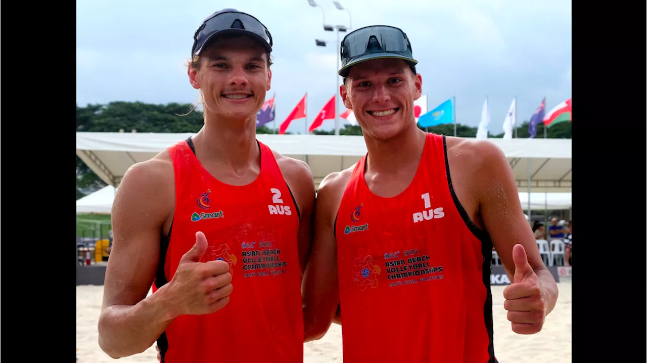 Potts-Pearse wins all-Aussie final in Asian Sr Beach Volley final