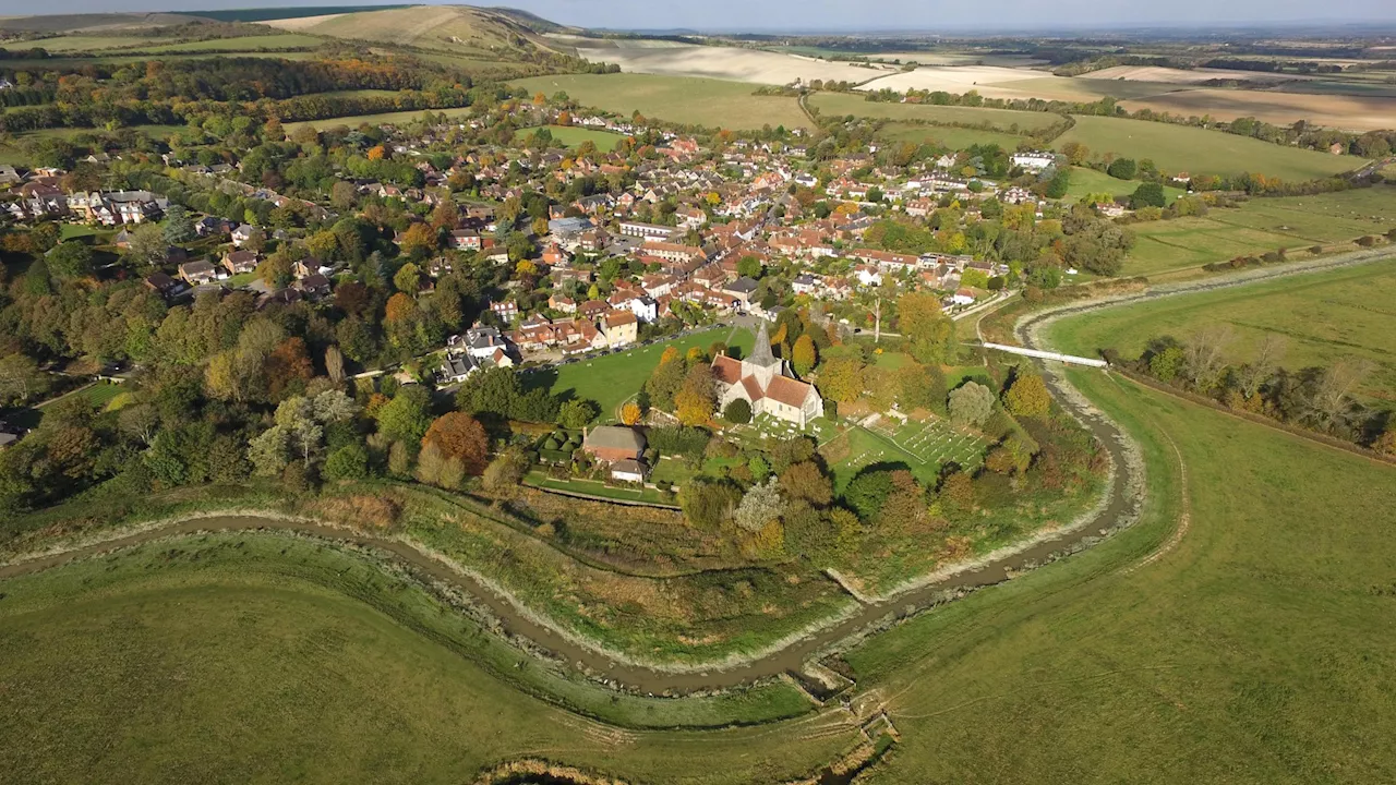 Little English village named one of the UK’s best has huge wine estate and pretty new hotel...