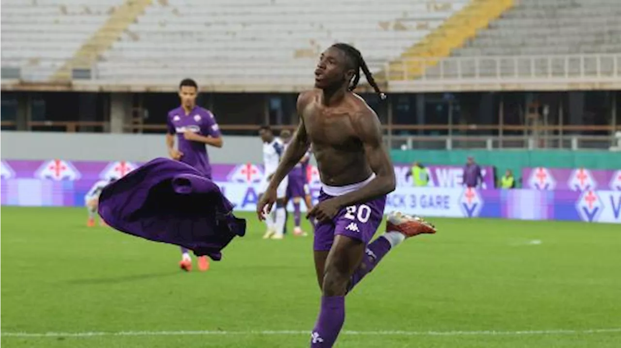 Fiorentina, prima tripletta in carriera per Kean: 'Cercavo quest'emozione da tanto'