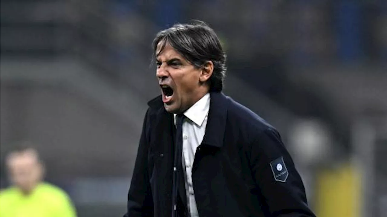 Inter, Inzaghi al 45': 'Commessa una disattenzione, ma dobbiamo continuare così'